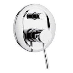 Built-In Single-Lever Bath and Shower Mixer, Rough-In Valve Included